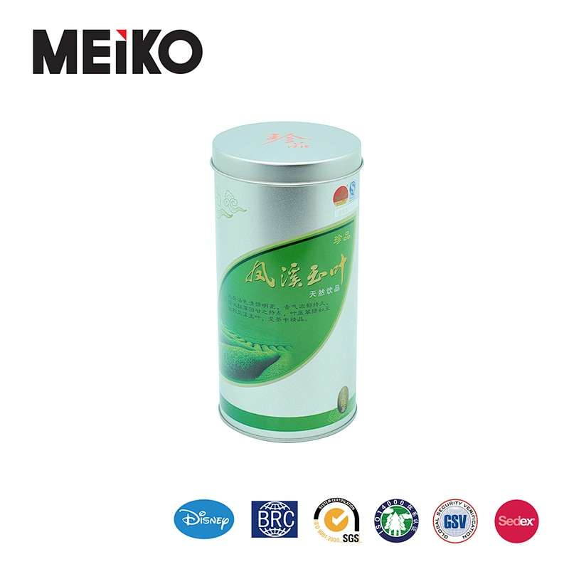 cylinder empty loose leaf tea tin can wholesale
