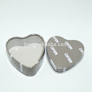 Small Heart Shape Metal Tin Box for Wedding Decoration Gift