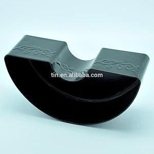 eco-friendly new design big size fancy black candle tin box