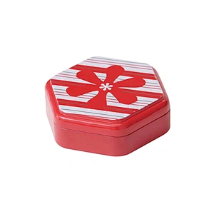 Hexagon Tin Cans Full Color Small Metal Tin Box