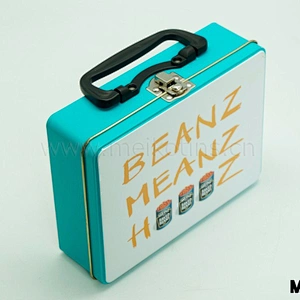 customized upmarket metal tin tote box