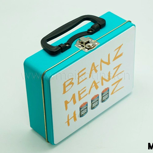 customized upmarket metal tin tote box