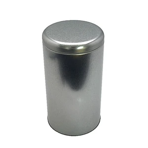 Blank round tin tea cans
