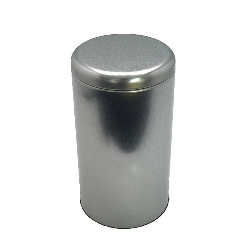 Blank round tin tea cans