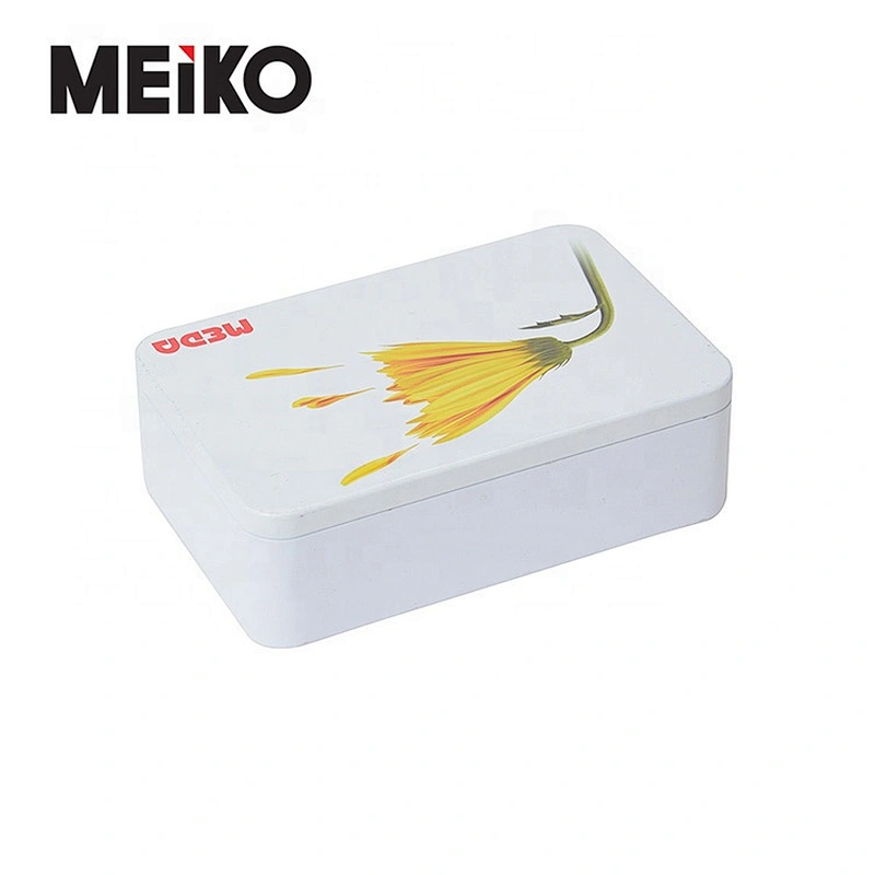 Customized Printing Metal Can Box Packaging Rectangular Shape Food Grade Candy Candle Cake Cookies Biscuit Tin