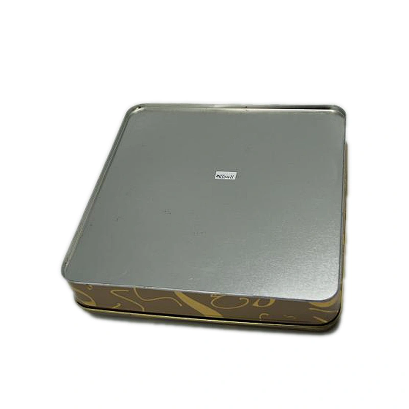 Wholesale square sanitary pad tin box with customized painting