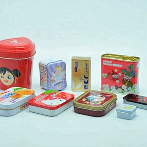 Meiko collection food grade CMYK full printing metal tin box packaging