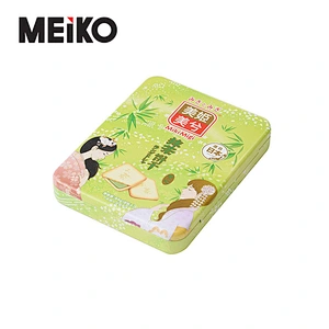 Custom Printed Cookie Tins Rectangular Sweet Cookie Tin Box