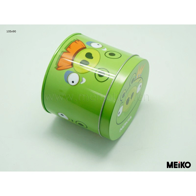 printed metal round gift and craft tin can manufacturer factory