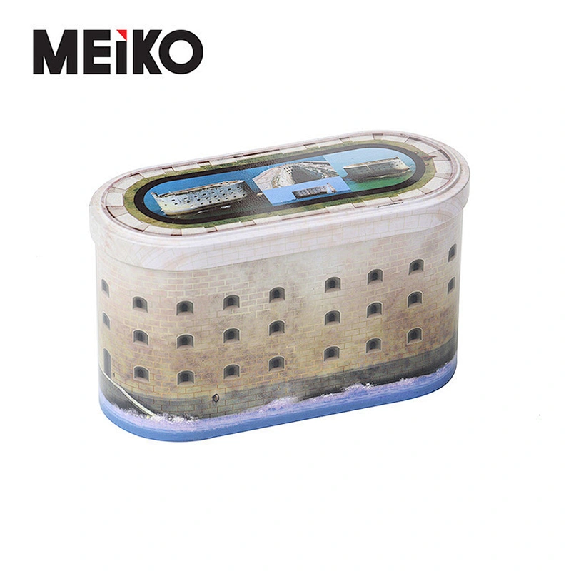 Wholesale Biscuit Tin Bling Christmas Cookie Tins Box