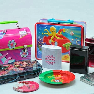 Meiko collection food grade CMYK full printing metal tin box packaging