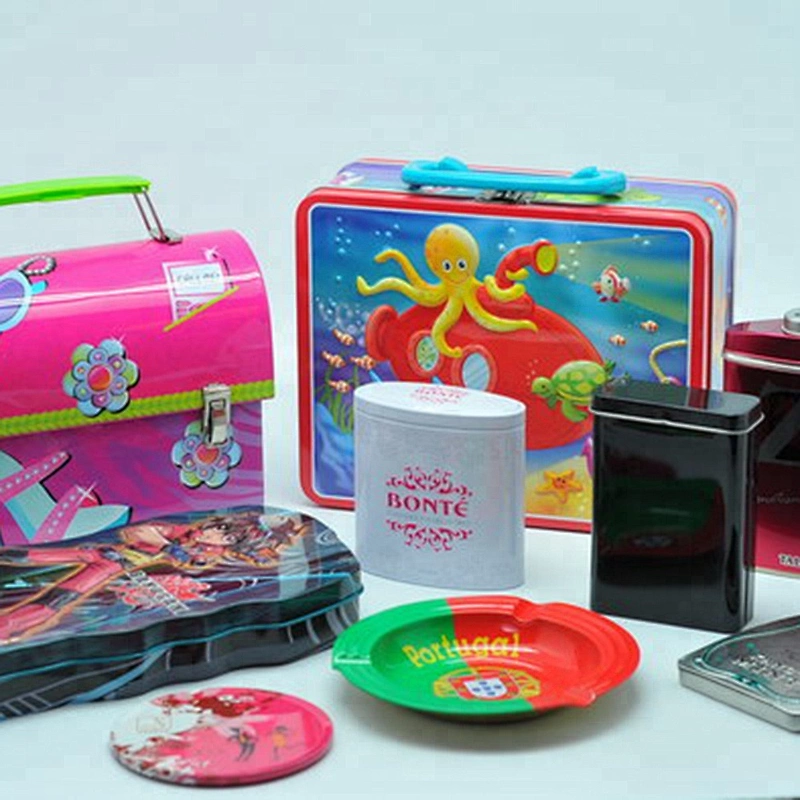 Meiko collection food grade CMYK full printing metal tin box packaging