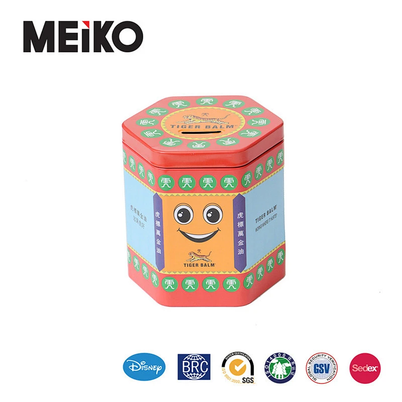 Hot selling customize coin collection  round Coin Box Bank saving bank silver metal round tin coin box with save hole