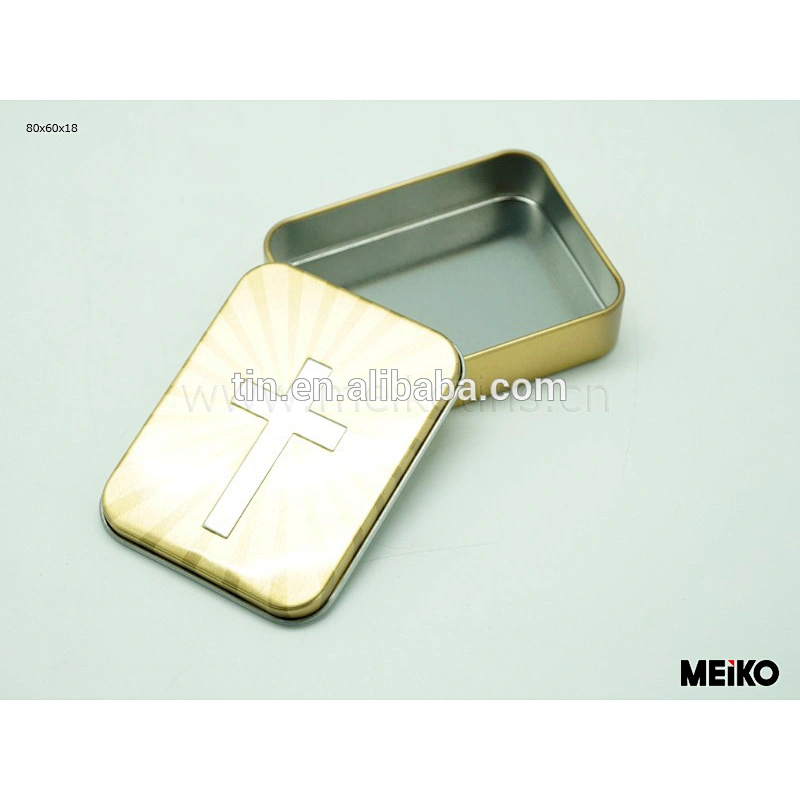 small rectangular mint tea cigar metal tin box wholesale