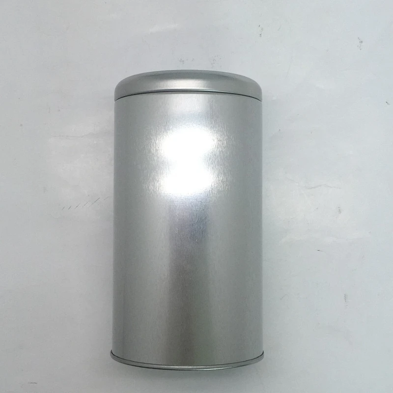 Blank round tin tea cans