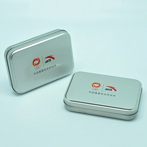Customized blank credit card tin metal card holder with slot