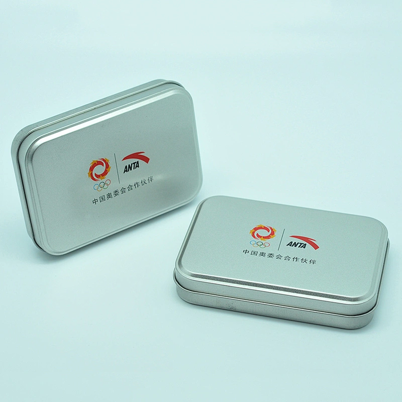 Customized blank credit card tin metal card holder with slot