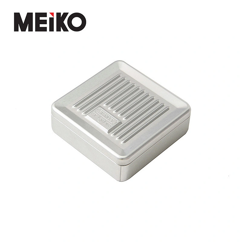 Colored Square Storage Can Tinplate Rectangular Metal Tin Box For Candy