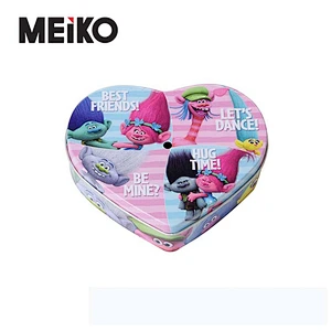 Flower Shape Metal Packaging Tin Boxes Empty Candy Mint Tin Can