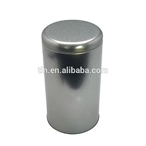 Air tight round tea tin can