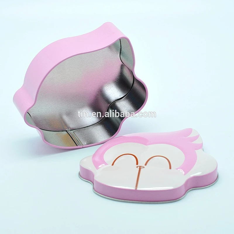 Food grade monkey shaped embossed printing tin jar