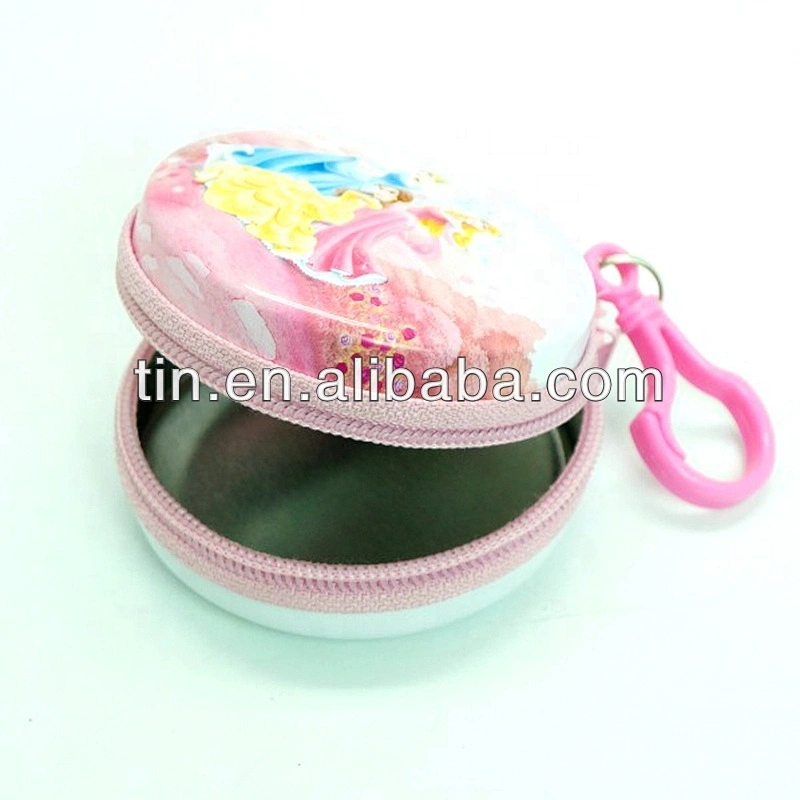 Round Shape Gift Tin Can Candy Coin Tin Box