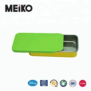 Metal material hemp slide top cover tin cans