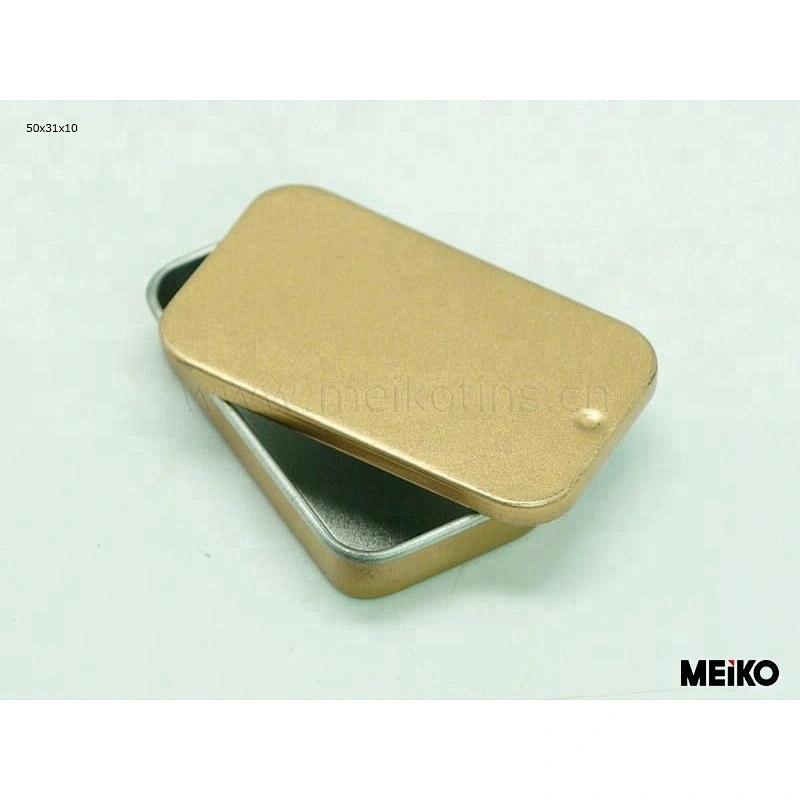 Metal material hemp slide top cover tin cans