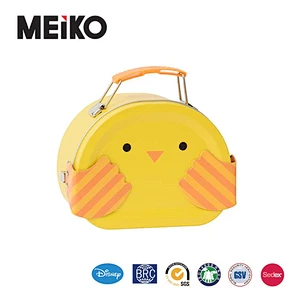 decorative lunch box with handle tin box disposable