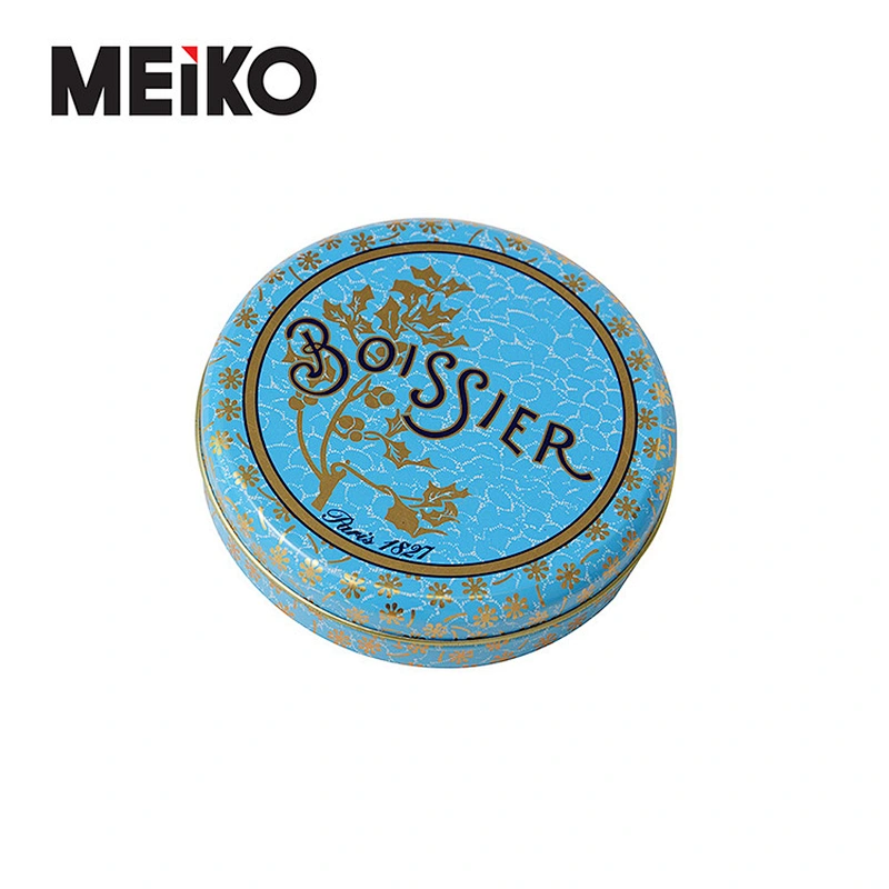 High Quality Round Metal Candy Mint Gift Candle Tins Box