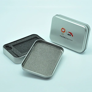 Customized blank credit card tin metal card holder with slot