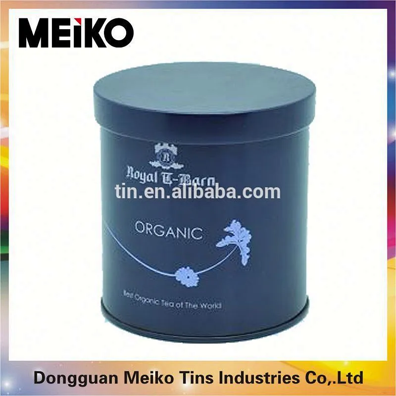 88mm diameter round food grade organic tea tin can