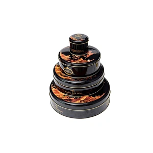 circle tin box