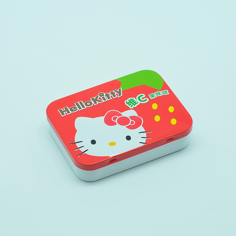 Colorful Design Oem Flip Small Tin Metal Jewelry Tin Box