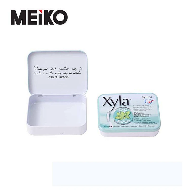 Custom Printed Mint Container Candy Mint Tea Tin Can Metal Tin Box