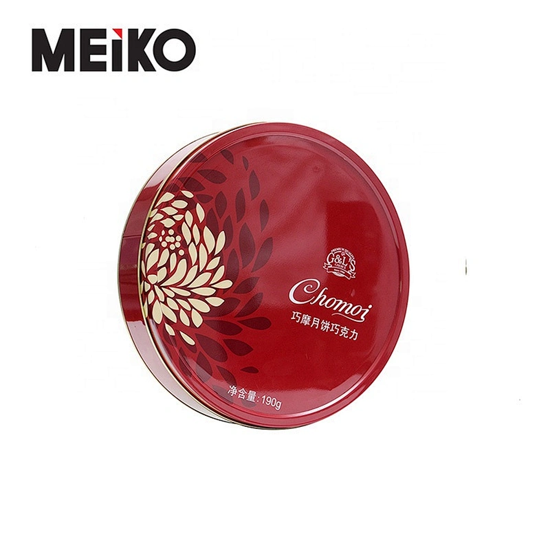 Beautiful Printed Round Metal Tin Can Food Cookie Packing Tin Cans Wholesale