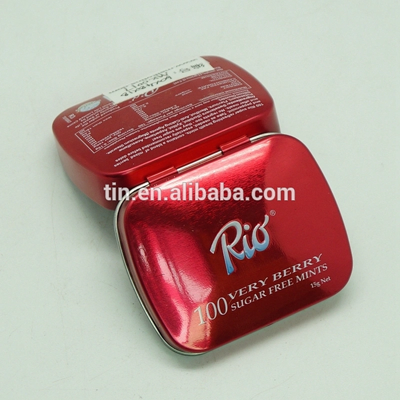 mint candy sundry jewelry accessories use metal tinplate material tin box