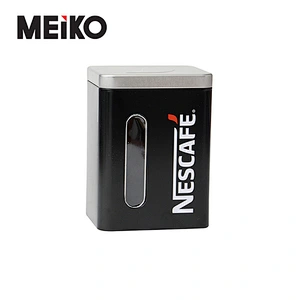 Custom Tin Box Logo Metal Tin Box Child Resistant Biue Film Video Tin Box