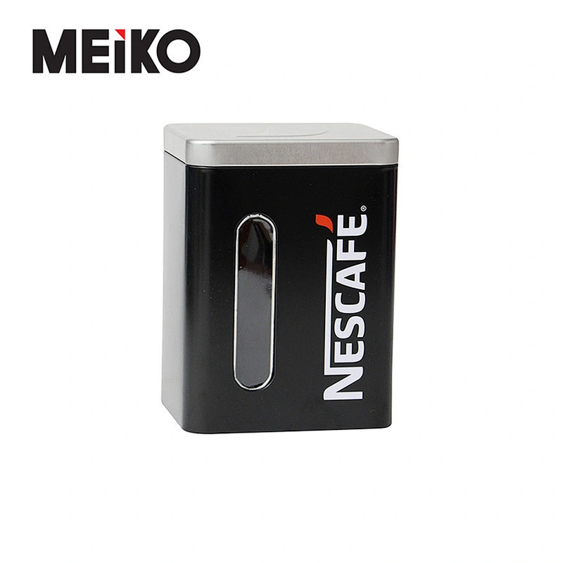Custom Tin Box Logo Metal Tin Box Child Resistant Biue Film Video Tin Box