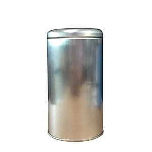 Blank round tin tea cans