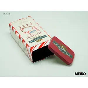 large rectangular mint tin box candy