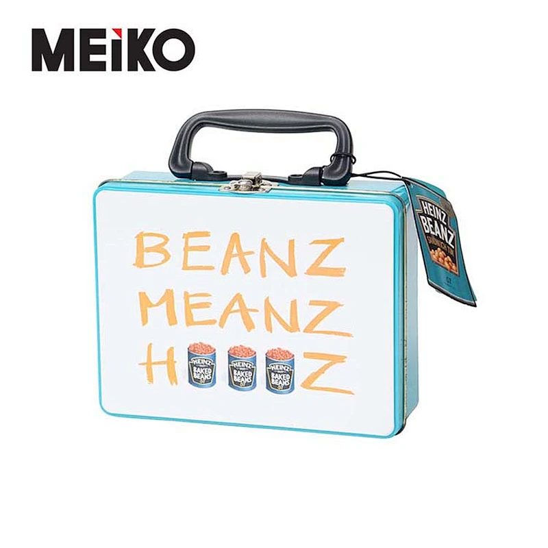 Eco Friendly Lunch Tin Boxes With Clear Window And Handle