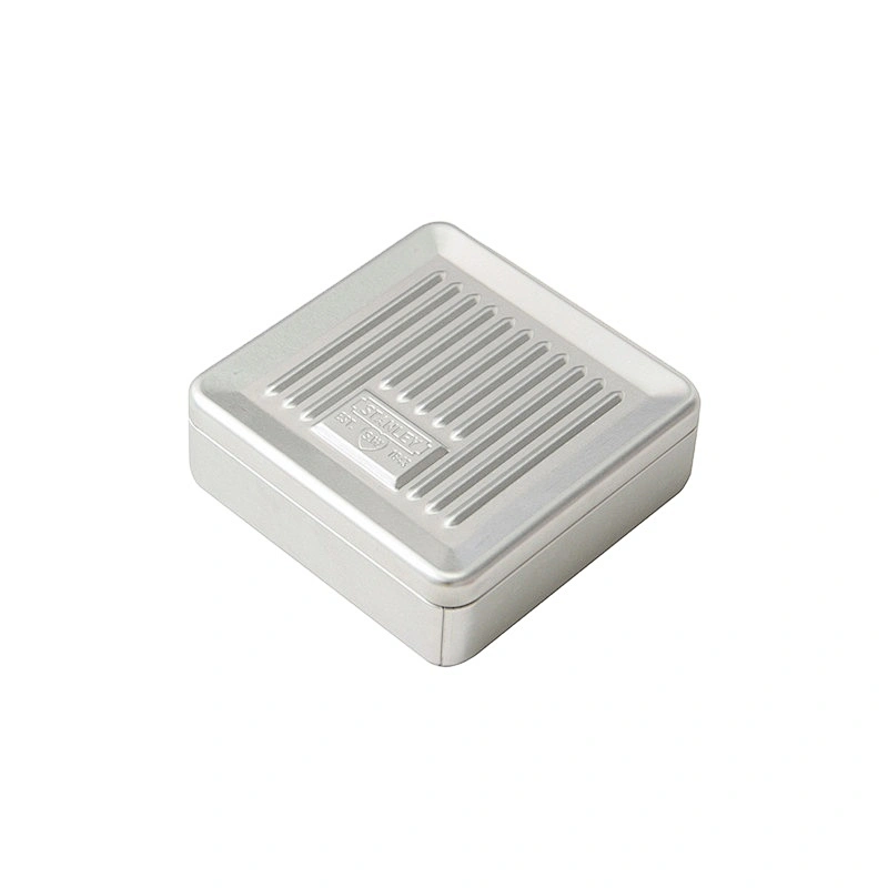 Customized Design Rectangular Metal Soap Tin Box for tin plate Box Soap Packaging Tin