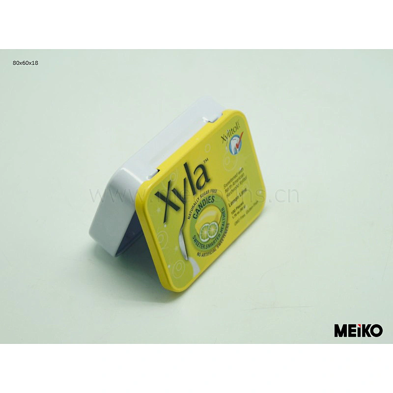 wholesale metal wire hinged tin box promotional gift tin can