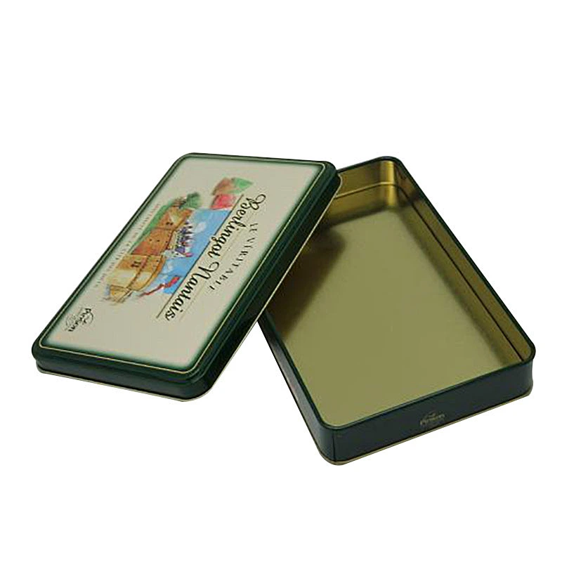 Wholesale food grade empty tin cans for candy or cookie