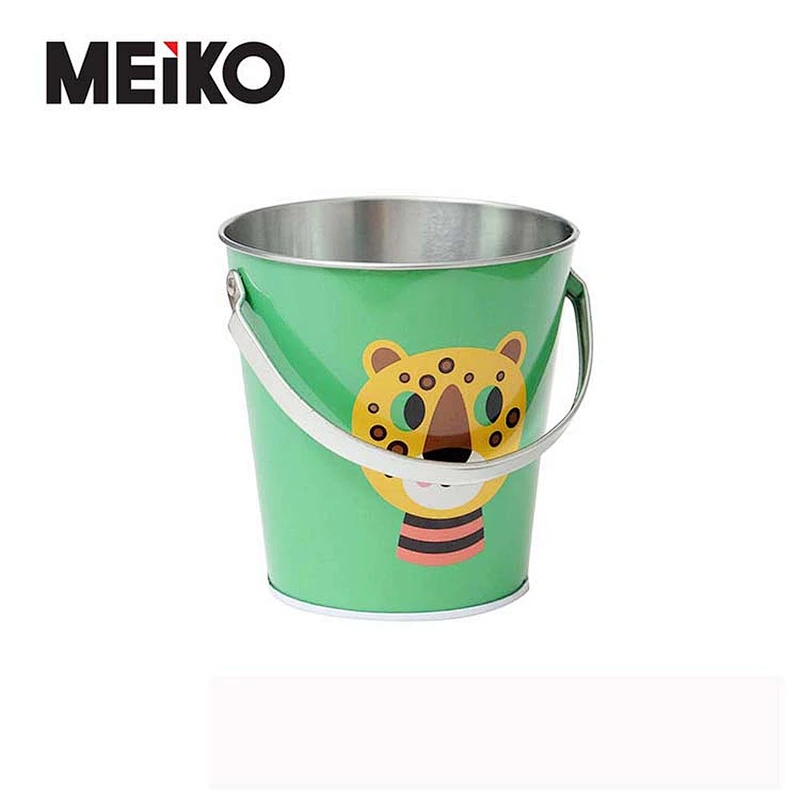Wholesale Empty Tin Popcorn Container Metal Ice Bucket