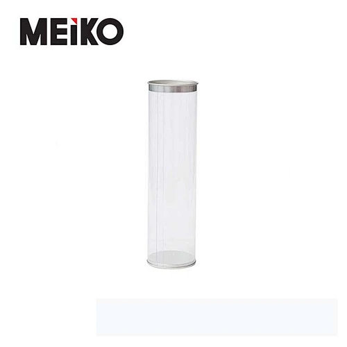 Cylinder Candy Cookie Clear Food Packaging Pet Tin Box