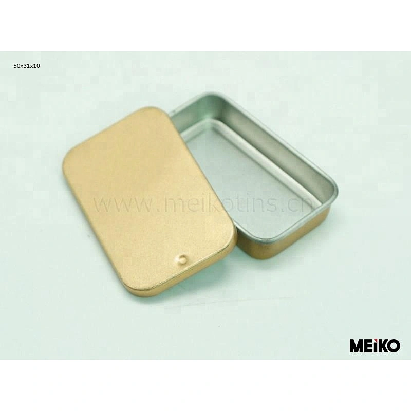 Metal material hemp slide top cover tin cans