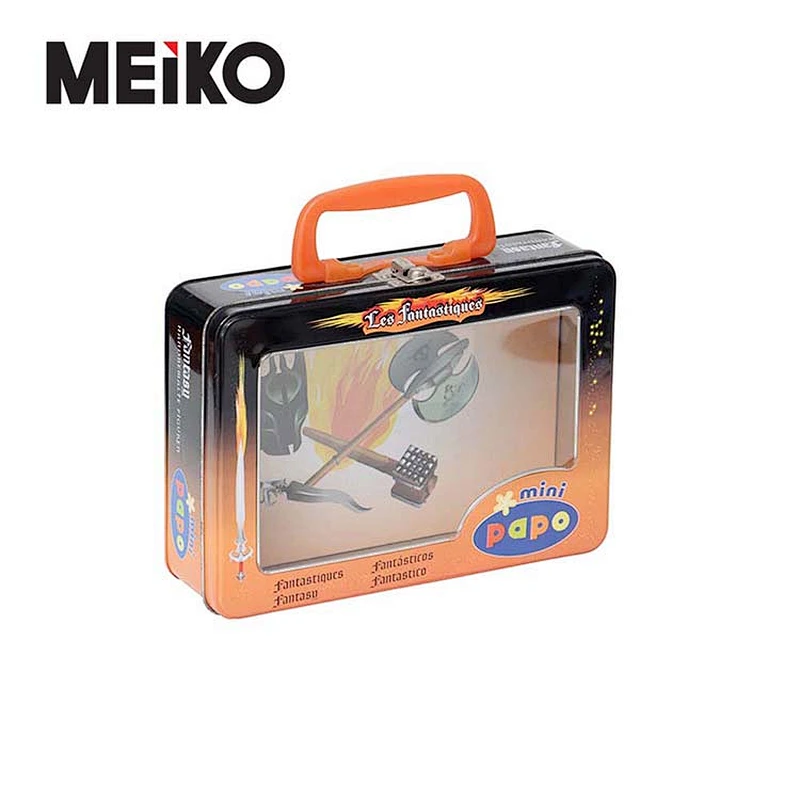 Novelty Cartoon Kids Lunch Tin Boxes With Handle