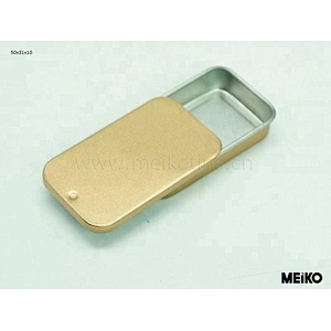 metal cosmetic packaging tin eyelash shadow lipstick blusher box